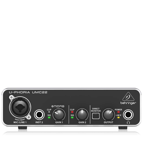 Behringer U-PHORIA UMC22 Audio Interface