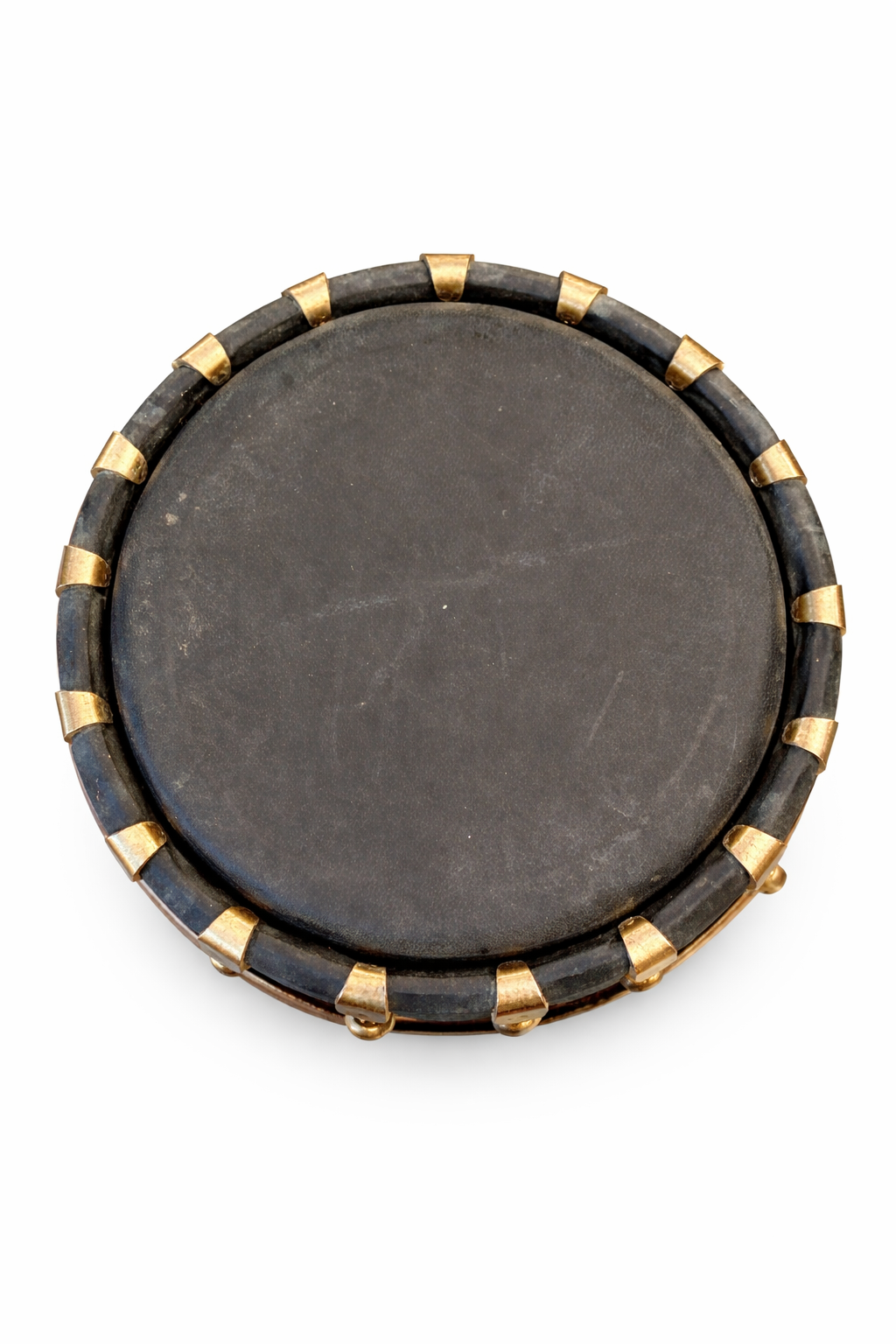 Premium Wooden Dholak Nut Red 3 Premium Wooden Dholak Nut Red - Image 3